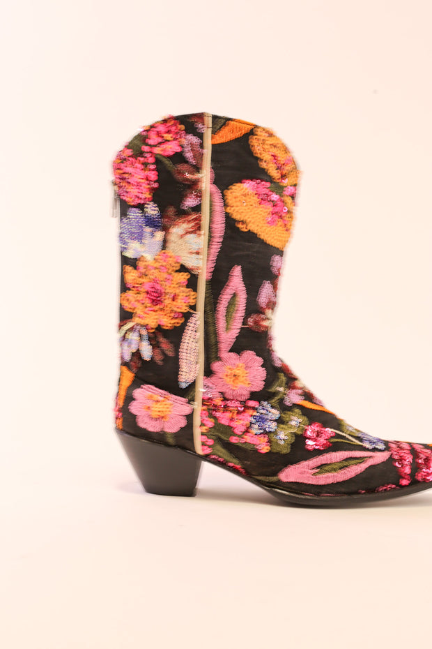 SEQUIN EMBROIDERED BOOTS TAYLOR