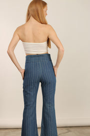 DENIM PANTS ATHENA - sustainably made MOMO NEW YORK sustainable clothing, pants slow fashion