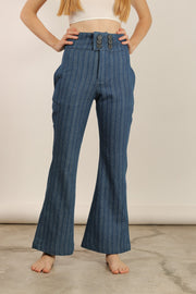 DENIM PANTS ATHENA - sustainably made MOMO NEW YORK sustainable clothing, pants slow fashion