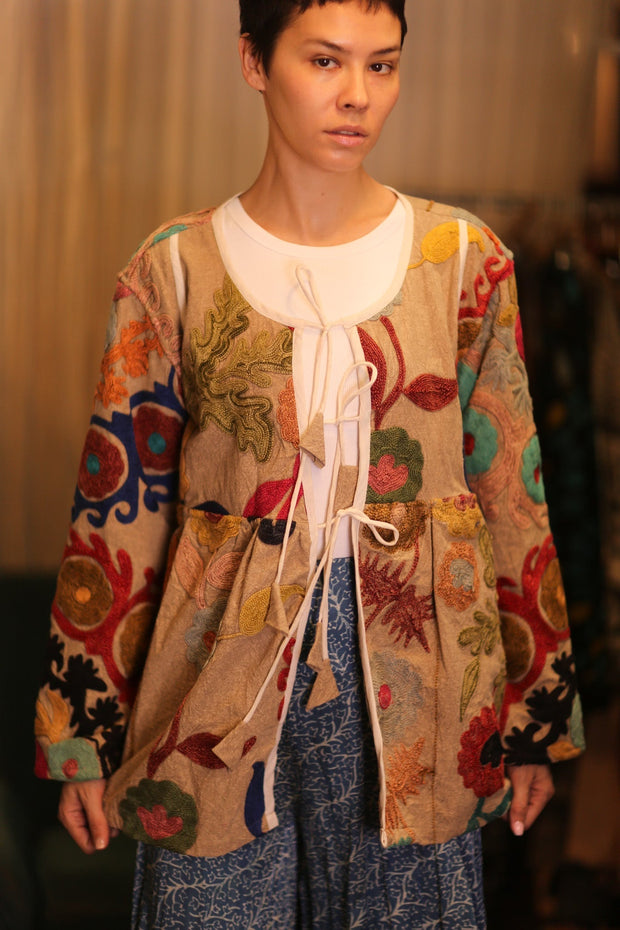 DOLLY JACKET EVE SUZANI RANA - sustainably made MOMO NEW YORK sustainable clothing, Coat slow fashion