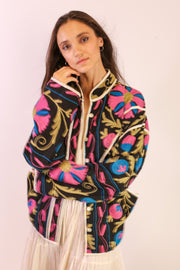 EMBROIDERED JACKET KADIKOEY - sustainably made MOMO NEW YORK sustainable clothing, Jacket slow fashion