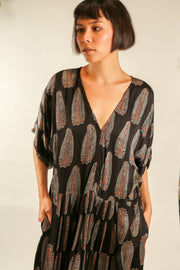 KAFTAN DRESS CURU - sustainably made MOMO NEW YORK sustainable clothing, dress slow fashion