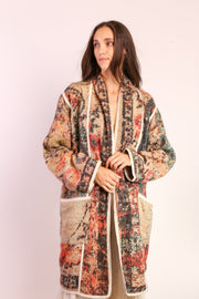 KANTHA JACKET COAT SAHI - sustainably made MOMO NEW YORK sustainable clothing, new slow fashion