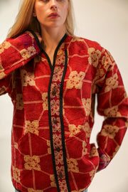 KANTHA JACKET JISTA - sustainably made MOMO NEW YORK sustainable clothing, new slow fashion