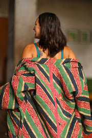 KANTHA KIMONO JACKET INIZ - sustainably made MOMO NEW YORK sustainable clothing, new slow fashion