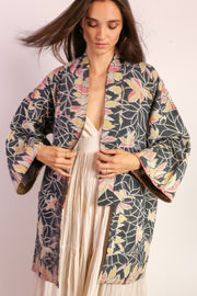 KANTHA KIMONO JACKET LAMAZ - sustainably made MOMO NEW YORK sustainable clothing, Coat slow fashion