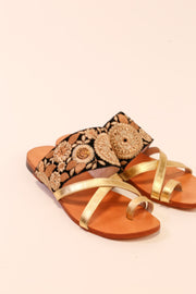 LEATHER SANDALS RINGA - sustainably made MOMO NEW YORK sustainable clothing, slow fashion