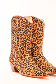 LEO PRINT COWBOY BOOTS LIISA - sustainably made MOMO NEW YORK sustainable clothing, slow fashion