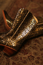 LEO PRINT WESTERN BOOTS SORANA - sustainably made MOMO NEW YORK sustainable clothing, boots slow fashion
