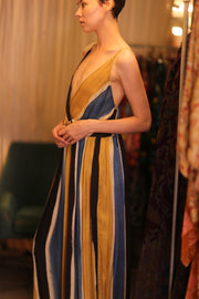 LILY SILK DRESS NORA - sustainably made MOMO NEW YORK sustainable clothing, Boho Chic Dress slow fashion