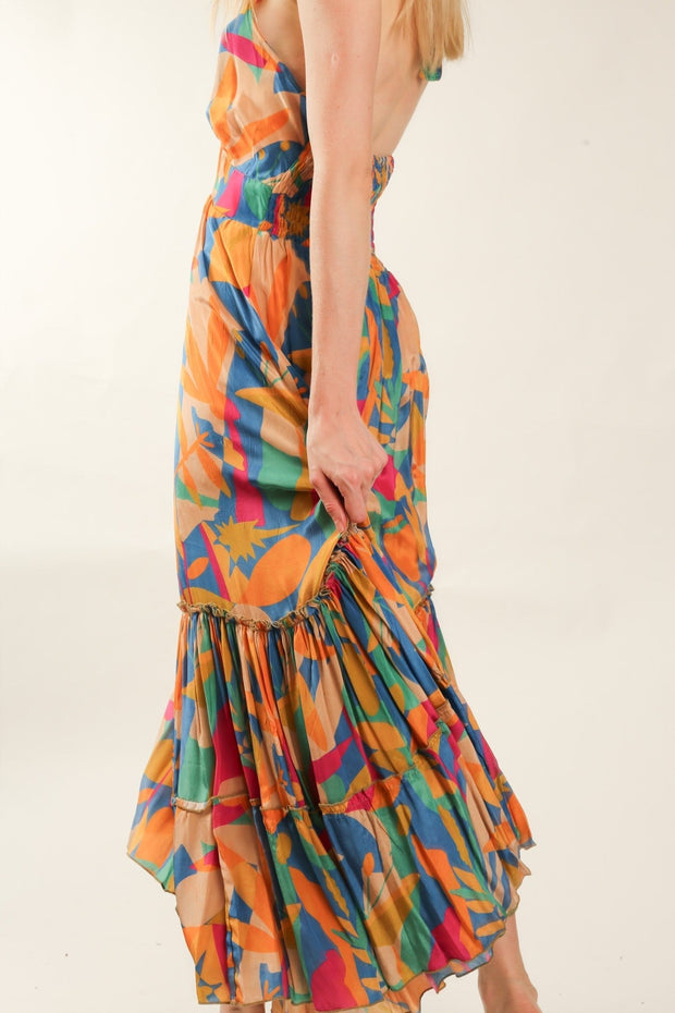 SILK DRESS JINNA - sustainably made MOMO NEW YORK sustainable clothing, dress slow fashion