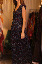 SILK DRESS VICTORIA ELLE - sustainably made MOMO NEW YORK sustainable clothing, bestseller slow fashion