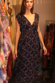 SILK DRESS VICTORIA ELLE - sustainably made MOMO NEW YORK sustainable clothing, bestseller slow fashion