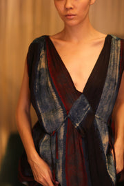 SILK DRESS VICTORIA LINA - sustainably made MOMO NEW YORK sustainable clothing, dresskaftan slow fashion