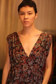 SILK DRESS VICTORIA MADISON - sustainably made MOMO NEW YORK sustainable clothing, bestseller slow fashion