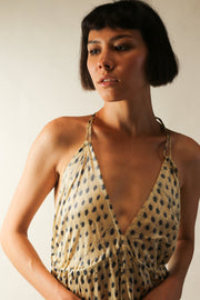 SILK SUMMER DRESS HANNAH - sustainably made MOMO NEW YORK sustainable clothing, dress slow fashion