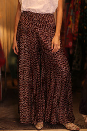 SILK WIDE LEG PANTS AMITY - sustainably made MOMO NEW YORK sustainable clothing, new slow fashion