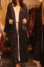 SILK WING KIMONO PINA JACEY - sustainably made MOMO NEW YORK sustainable clothing, kimono slow fashion