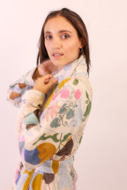 SUZANI COAT LEEF - sustainably made MOMO NEW YORK sustainable clothing, slow fashion