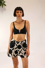 SUZANI EMBROIDERED SHORTS KATIE - sustainably made MOMO NEW YORK sustainable clothing, shorts slow fashion