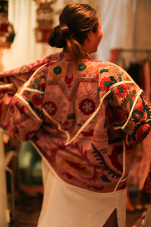 SUZANI JACKET AINAH - sustainably made MOMO NEW YORK sustainable clothing, Jacket slow fashion