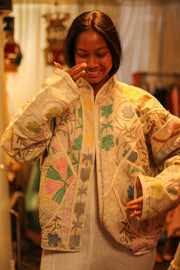 SUZANI JACKET GAMI - sustainably made MOMO NEW YORK sustainable clothing, slow fashion