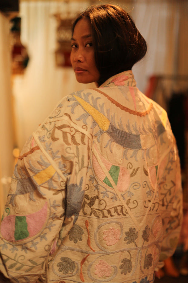 SUZANI JACKET GAMI - sustainably made MOMO NEW YORK sustainable clothing, slow fashion