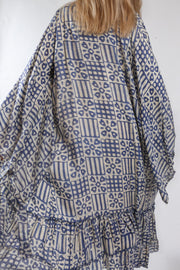 XL SILK KIMONO ADELLA - sustainably made MOMO NEW YORK sustainable clothing, slow fashion