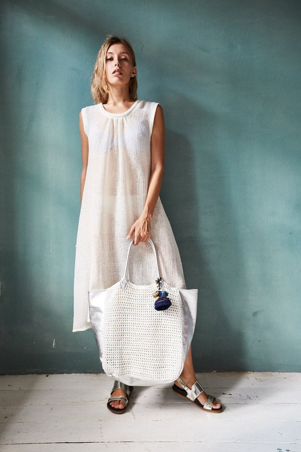 ACE BAG HAND CROCHET - sustainably made MOMO NEW YORK sustainable clothing, free people slow fashion