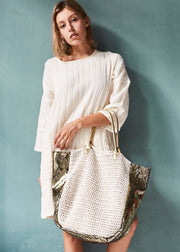 ACE BAG HAND CROCHET - sustainably made MOMO NEW YORK sustainable clothing, free people slow fashion