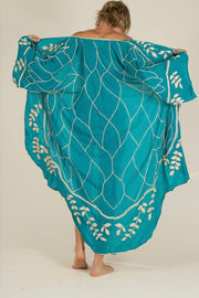 ACHELOUS OCEAN EMBROIDERED KIMONO - sustainably made MOMO NEW YORK sustainable clothing, Kimono slow fashion