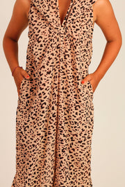 ANIMAL PRINT HOODIE DRESS - sustainably made MOMO NEW YORK sustainable clothing, dress slow fashion