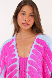 BEACH KAFTAN DRESS MARIE CLAIRE - sustainably made MOMO NEW YORK sustainable clothing, kaftan slow fashion