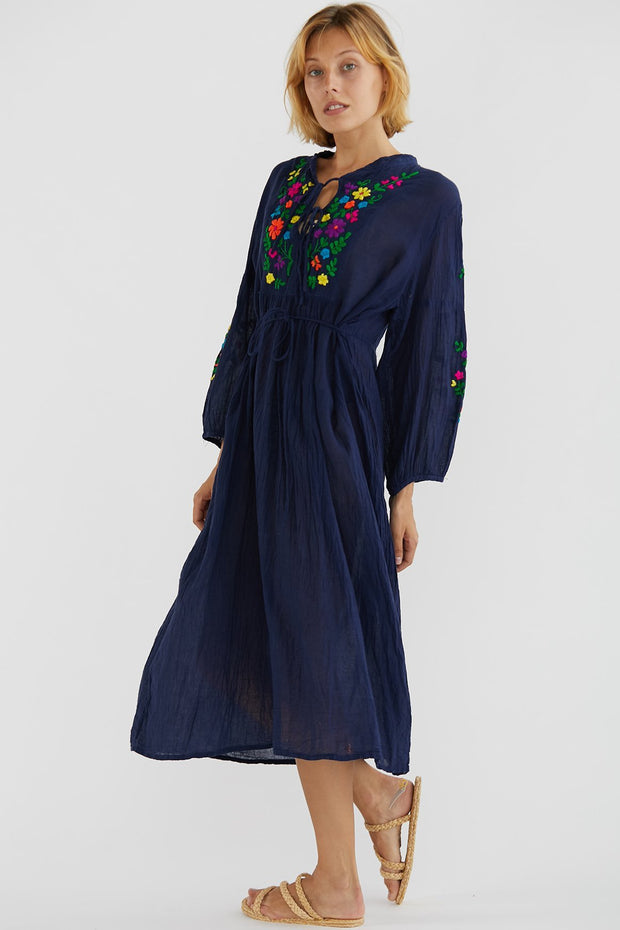 Boho Chic Dress Natalie - sustainably made MOMO NEW YORK sustainable clothing, Boho Chic slow fashion