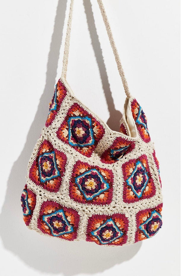 CATCH ME CROCHET BAG - sustainably made MOMO NEW YORK sustainable clothing, crochet slow fashion