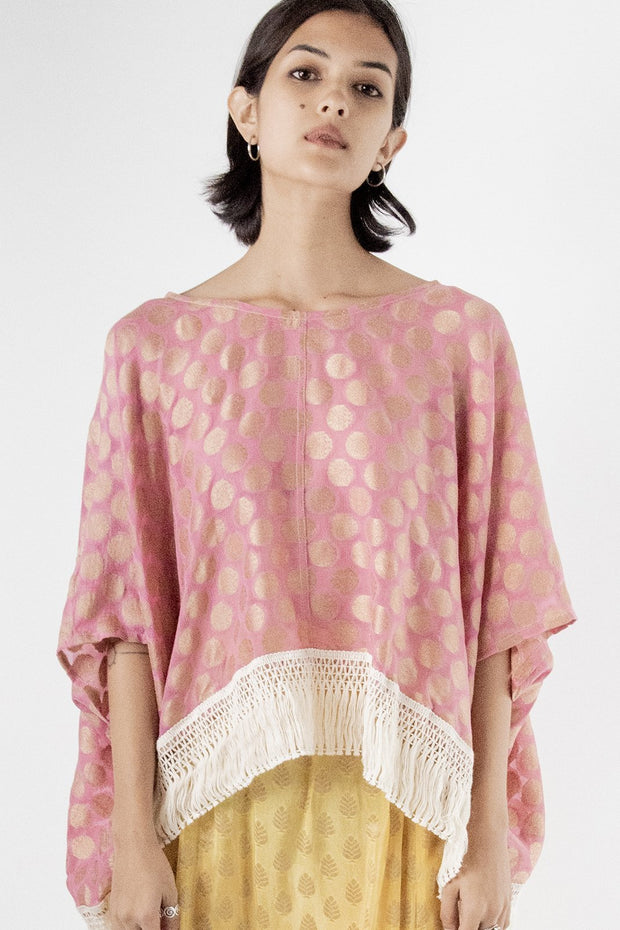 Chiffon Silk Top Hitomi - sustainably made MOMO NEW YORK sustainable clothing, Boho Chic slow fashion