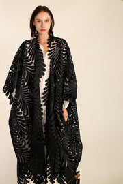 COTTON LACE KAFTAN LONDA - sustainably made MOMO NEW YORK sustainable clothing, slow fashion