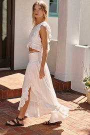 COTTON SET SPRING FEELING - sustainably made MOMO NEW YORK sustainable clothing, skirt slow fashion