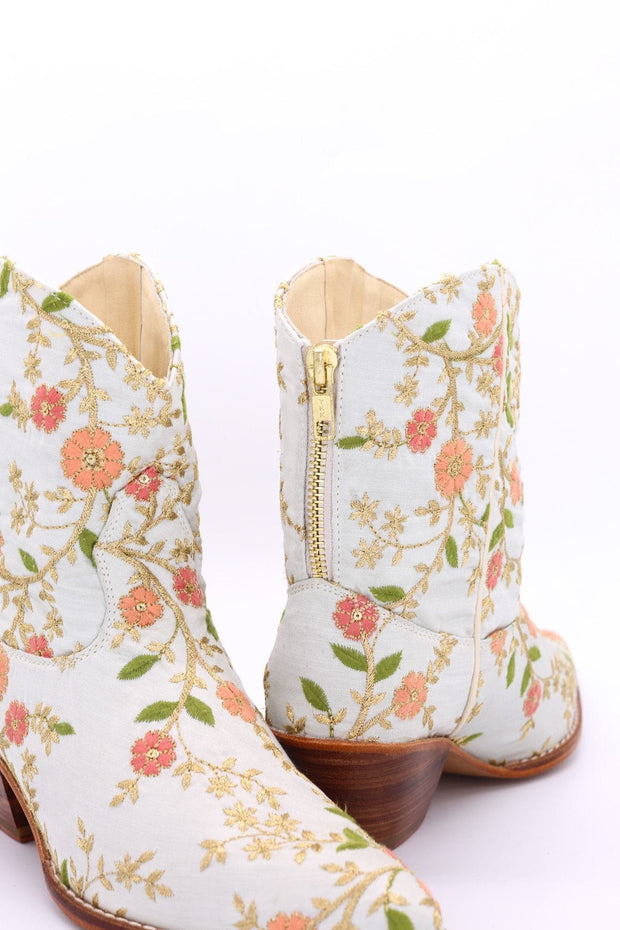 ELOISE SHORT WESTERN ANKLE BOOTS X FREE PEOPLE - sustainably made MOMO NEW YORK sustainable clothing, boots slow fashion