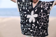 EMBROIDERED KAFTAN TOP NINA - sustainably made MOMO NEW YORK sustainable clothing, slow fashion