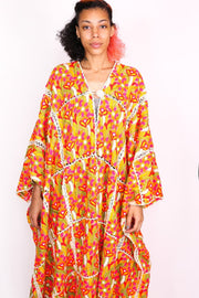 EMBROIDERED KIMONO RUTACAE - sustainably made MOMO NEW YORK sustainable clothing, Kimono slow fashion