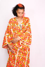 EMBROIDERED KIMONO RUTACAE - sustainably made MOMO NEW YORK sustainable clothing, Kimono slow fashion