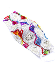 EMBROIDERED SILK FACE MASK TIFFANY - sustainably made MOMO NEW YORK sustainable clothing, offerfm slow fashion