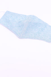 FACE MASK MICHELLE EMBROIDERED SILK COTTON - sustainably made MOMO NEW YORK sustainable clothing, offerfm slow fashion