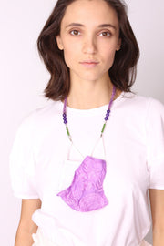 FACE MASK NECK STRAP ARABELLA - sustainably made MOMO NEW YORK sustainable clothing, slow fashion