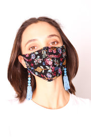 FACE MASK NECKLACE HOLDER ARABELLA - sustainably made MOMO NEW YORK sustainable clothing, slow fashion