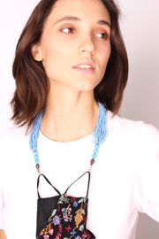 FACE MASK NECKLACE HOLDER ARABELLA - sustainably made MOMO NEW YORK sustainable clothing, slow fashion