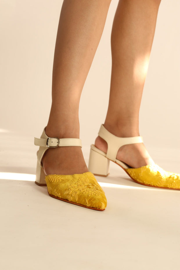 HEELED SANDALS ALYSA - sustainably made MOMO NEW YORK sustainable clothing, sandals slow fashion