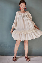 Kaftan Dress Betty - sustainably made MOMO NEW YORK sustainable clothing, Boho Chic slow fashion