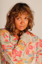 KAFTAN DRESS MADEENA - sustainably made MOMO NEW YORK sustainable clothing, dress slow fashion